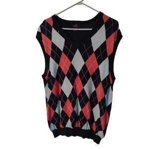 "346" Brooks Bros. Argyle Sweater Vest Preppy Academia Old Money Collegiate L